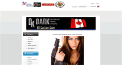 Desktop Screenshot of darkinternational.com