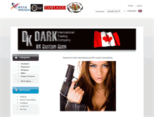 Tablet Screenshot of darkinternational.com